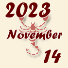 Skorpió, 2023. November 14