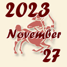 Nyilas, 2023. November 27