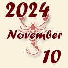 Skorpió, 2024. November 10