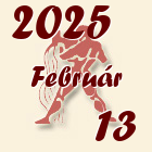Vízöntő, 2025. Február 13