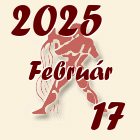Vízöntő, 2025. Február 17
