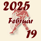 Vízöntő, 2025. Február 19