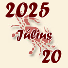 Rák, 2025. Július 20