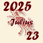 Rák, 2025. Július 23