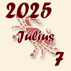 Rák, 2025. Július 7
