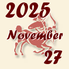 Nyilas, 2025. November 27