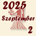Szűz, 2025. Szeptember 2