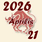 Bika, 2026. Április 21