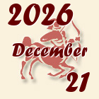 Nyilas, 2026. December 21