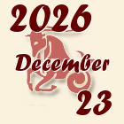 Bak, 2026. December 23