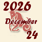 Bak, 2026. December 24