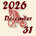 Bak, 2026. December 31