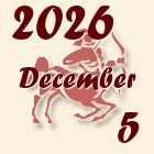 Nyilas, 2026. December 5