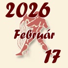 Vízöntő, 2026. Február 17