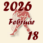 Vízöntő, 2026. Február 18