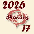 Halak, 2026. Március 17