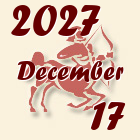 Nyilas, 2027. December 17
