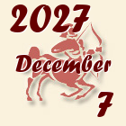 Nyilas, 2027. December 7