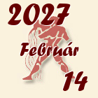 Vízöntő, 2027. Február 14