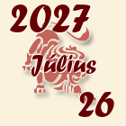Oroszlán, 2027. Július 26