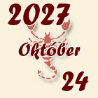 Skorpió, 2027. Október 24