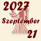 Szűz, 2027. Szeptember 21