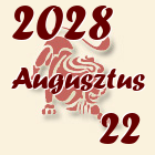 Oroszlán, 2028. Augusztus 22
