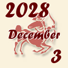 Nyilas, 2028. December 3