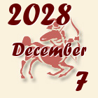 Nyilas, 2028. December 7