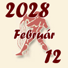 Vízöntő, 2028. Február 12