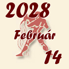Vízöntő, 2028. Február 14