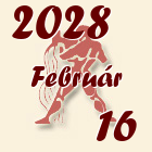 Vízöntő, 2028. Február 16