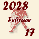 Vízöntő, 2028. Február 17