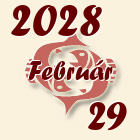 Halak, 2028. Február 29