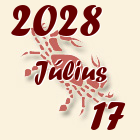 Rák, 2028. Július 17