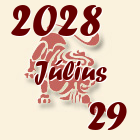 Oroszlán, 2028. Július 29