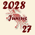 Rák, 2028. Június 27