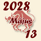 Bika, 2028. Május 13