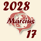Halak, 2028. Március 17