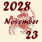 Nyilas, 2028. November 23