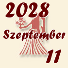 Szűz, 2028. Szeptember 11
