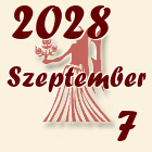 Szűz, 2028. Szeptember 7
