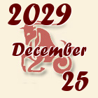 Bak, 2029. December 25