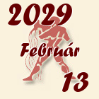 Vízöntő, 2029. Február 13