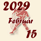 Vízöntő, 2029. Február 15