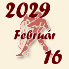 Vízöntő, 2029. Február 16