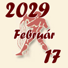 Vízöntő, 2029. Február 17