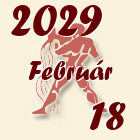 Vízöntő, 2029. Február 18