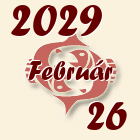 Halak, 2029. Február 26