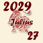 Oroszlán, 2029. Július 27